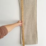 Rag and Bone New  infinity scarf wool alpaca chunky knit cream neutral tan soft Photo 8