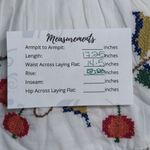 Farm Rio NWT  Pitanga Embroidered Mini Skirt White Floral Boho Cotton Medium Photo 11