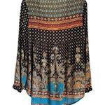 Anthropologie Meadow Rue Boho Printed Loose Flowy Top Small Long Sleeve Anthro Photo 2