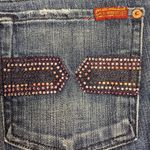 7 For All Mankind  bootcut blue jeans cut 721919 size 29 Photo 4