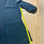 True Craft Large black washed cotton tunic ladies large top Photo 6