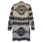 Northern Angel Sweater Duster Cardigan Aztec Southwestern Print Comfort Lrg NWT Size L Photo 1