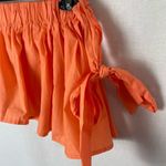 Free People NWT  Made For Sunny Days Coral Shoulder Tie Top Photo 3