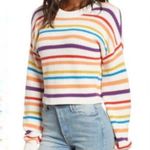 BP Cropped Striped Sweater Photo 3