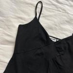 Energie Y2K Black crop babydoll cami top seaming detail Size large Photo 1