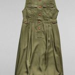 G-star Raw NWOT  Women's Green Midi Dresses Size L Photo 4