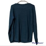 Crown & Ivy  large women’s textured boatneck sweater long sleeve dark green NWT Photo 7