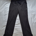 Grey's Anatomy Grey’s Anatomy by Barco Black Cargo Scrub Pants Size Medium Photo 0