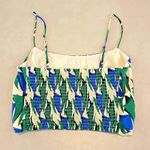 ZARA Womens Top Geometrical Shapes Vest Stretch Back Photo 3