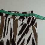 Chicos So Slimming Crop Pant Size 0.5 / 6 Graphic Animal Print Brown Photo 6