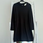 Majestic Filatures Sweatshirt Women 4 Large Black Hooded Deluxe Teeshirt Sweater Photo 5