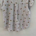 Jane and Delancey Jane and Delaney cap sleeve button down shirt- Size M Photo 10
