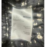 Elodie  Crop Top Women Small Black White Floral Puff Sleeve Square Neck Smocked Photo 4