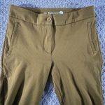 Betabrand  Mustard Dot Cigarette Skinny Yoga Dress‎ Pants Size Small Zip leg Hem Photo 2