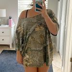 Gander mountain Off The Shoulders Oversized Camo T-Shirt Photo 0
