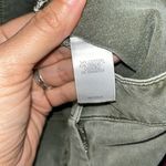 J.Jill  Cotton Stretch‎ Slim Cargo Utility Pants Olive Green 10 Photo 6