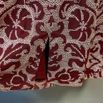 JS Collections  Dress Nadia V Neck Knee Length Dress in Blush/ Garnet Sz 8 EUC Photo 11