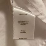 Daniel Cremieux White Cremieux Peplum Sleeveless Blouse Photo 3