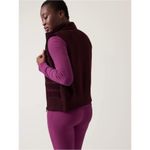 Athleta Small Hanover Hybrid Vest in Spiced Cabernet Size Small Photo 9