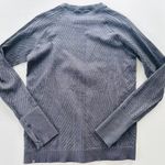 Lululemon Rest Less Pullover Moonwalk Purple Textured Size 12 Long Sleeve Layer Photo 4