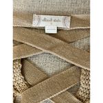 Altar'd State Womens Cable Knit Sweater Ribbon CrissCross Back Lace Up V-Neck SM Photo 6