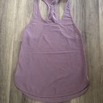 Lululemon athletica Mauve Racerback Tank Top Mesh Sheer Photo 0