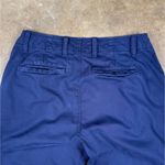 Gap  Women’s Downtown Khaki Pants Navy Blue Size 6 Cropped Classic‎ Chino Photo 4
