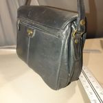 Hidesign Black Premium Leather Crossbody Bag Zip Adjustable Strap Compartments Photo 2