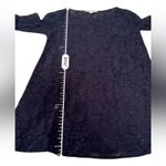 Elizabeth and James RTR Glorietta Navy Blue Lace 3/4 Bell Sleeve Mini Dress Photo 10