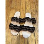 Ulla Johnson  Cosa Flat Sandal, Noir, Size 6, EUC Photo 2