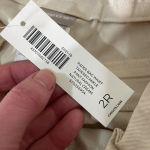 Chico's  Paperbag Waist Tapered‎ Ankle Pant size 2 Regular Large NWT Photo 6