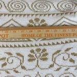 Vintage TR Bentley Womans XL Sweater White Gold Shimmer Tribal Print Tunic Retro Photo 4