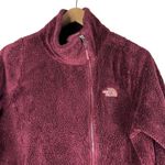 The North Face  Fleece Jacket Womens M Burgundy Full Zip Outdoor Gorpcore Cozy Photo 1