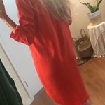 Target coral red satin high low dress Photo 2