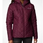 Columbia Copper Crest Maroon Purple Ski Jacket Insulated Waterproof Hooded Med Photo 0