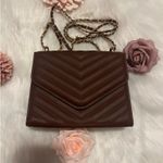 Brown Quilted Handbag Photo 0