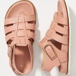 Anthropologie SA by  Fisheman‎ Sandals Buckle Straps Pink Shoes Size US 7 Womens Photo 13