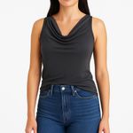 Abercrombie & Fitch A&F Modal Gray Grey Sleeveless Tank Top Womens Size Large L Photo 0