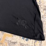 Burberry  BRIT Black Short Sleeve T-shirt Embroidered Logo Size‎ XS Photo 2