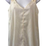 ZARA  pearl‎ strap cold shoulder tank blouse women's size S small Photo 0