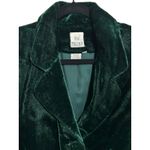 Vintage Together! Velvet Blazer Jacket Emerald Green Size 8 Whimsigoth Jewel Photo 3