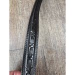 Echt Leder Leather Black Genuine Leather Women's Belt Made in Italy Large Photo 3