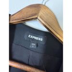 EXPRESS Open Front Black Blazer Jacket Womens Sz 6 Career Professional Business Photo 3