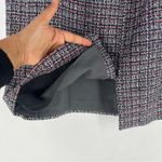 White House | Black Market WHBM Classic Black White Pink Tweed Pencil Skirt Size 16 Photo 5