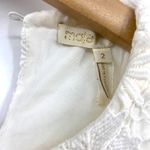 Maje Top Ivory Lidony Floral Lace White Womens Size Medium 2 New Photo 2