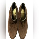 Stuart Weitzman  Ankle Boots
Brown Suede Heels Round
Toe Booties size 9.5 Photo 2