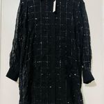 Anthropologie Rinku Dalamal Sequin Shirt Dress - Small Photo 4