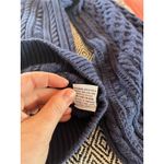 525 America 525 American Womens Pink Knit Sweater Knit Puff Top Large Blue Photo 5