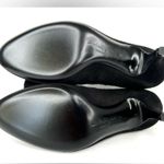 Salvatore Ferragamo CARLA 70mm BLACK SUEDE WITH SCALLOPING TRIM BOW PUMPS SIZE 4 Photo 8