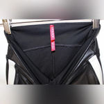 Spanx Women’s Black Faux Leather Casual Stretchy Side Stripe Leggings Size XS Photo 6
